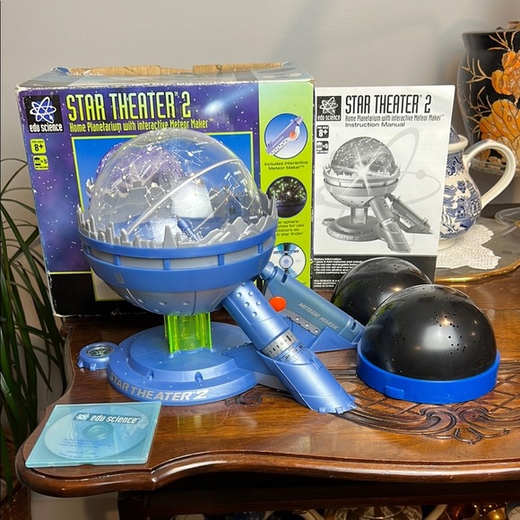 Other - Vintage STAR THEATER-2 Home Planetarium w/Interactive Meteor Maker Edu Science